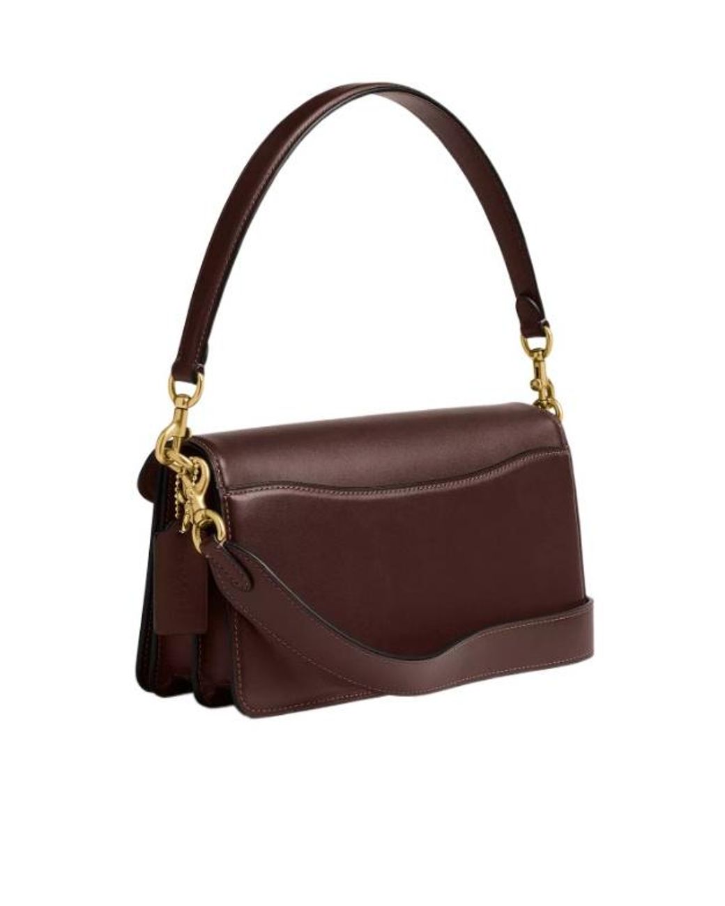 COACH Brown Tabby 26 Foldover Top Shoulder Bag