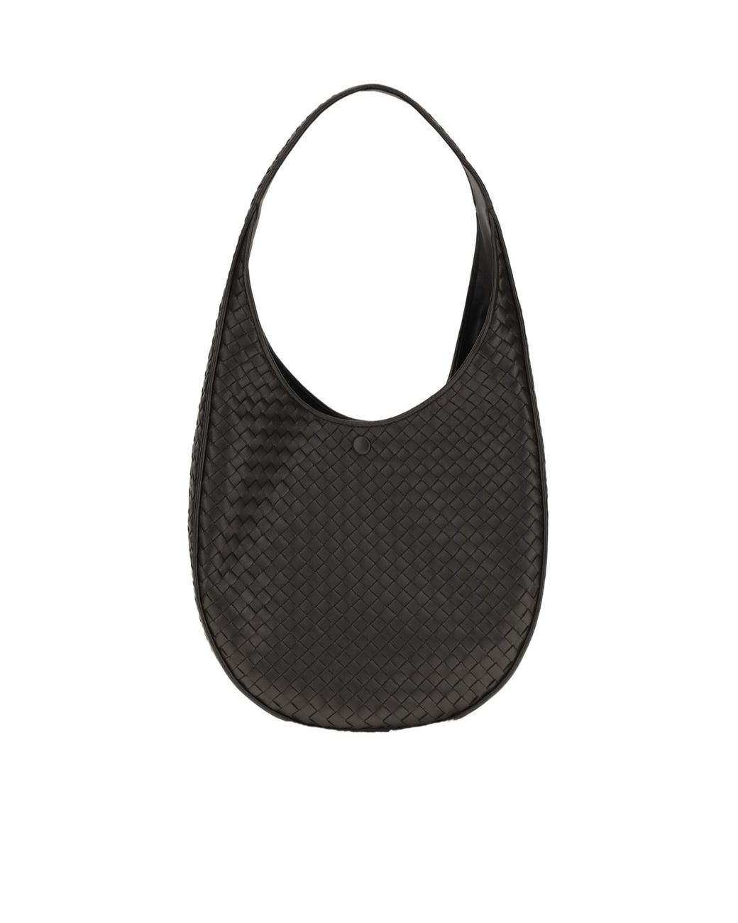 Bottega Veneta Black Small Ovetto Shoulder Bag