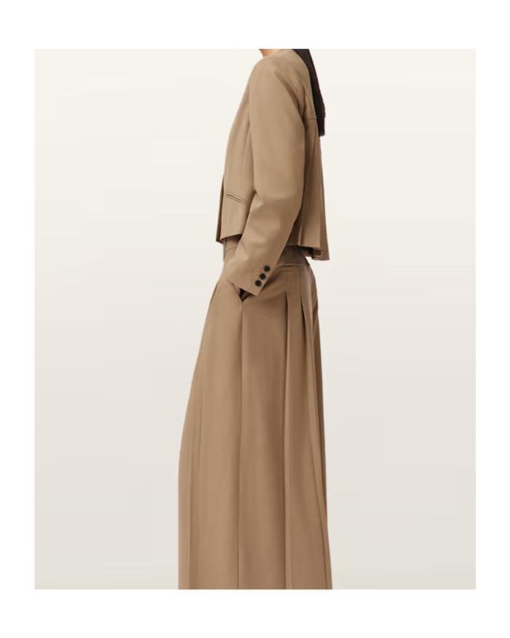 AllSaints Natural Wool-Blend Poppy Blazer