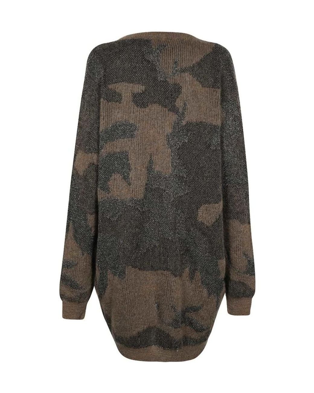 John Richmond Gray Knitted Cardigan