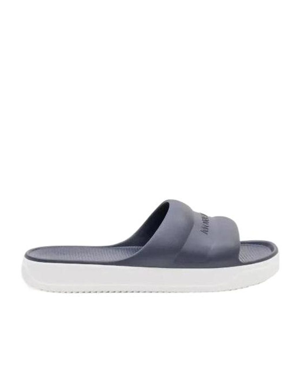 Moncler Blue Altive Padded Slippers for men