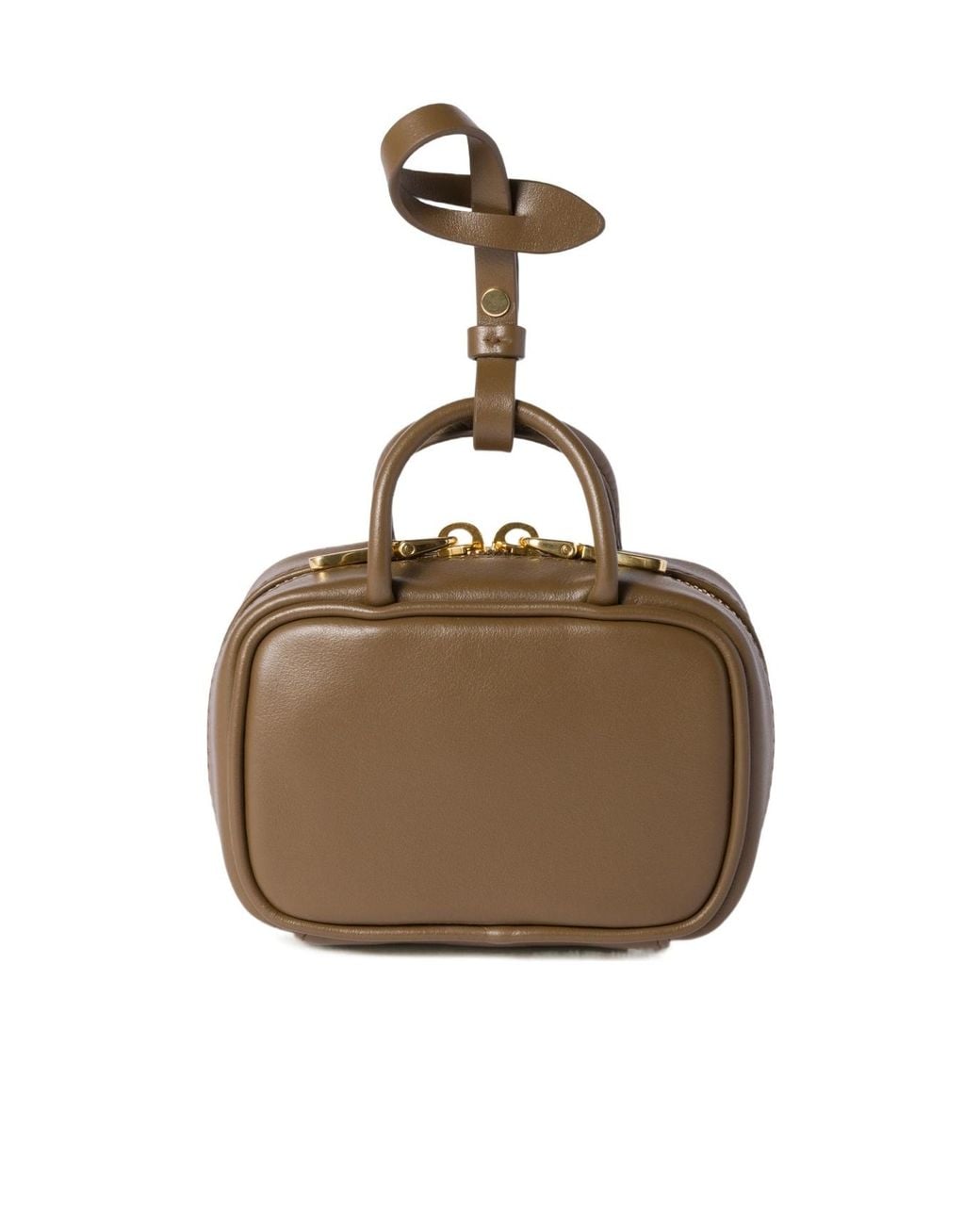 Miu Miu Metallic Logo-Embossed Trick Keychain