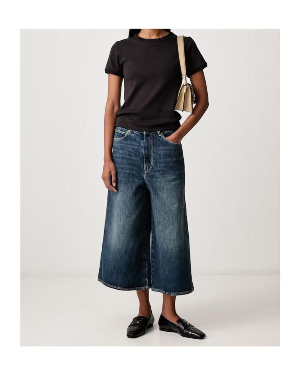 Soeur Blue Wide-Leg Jeans