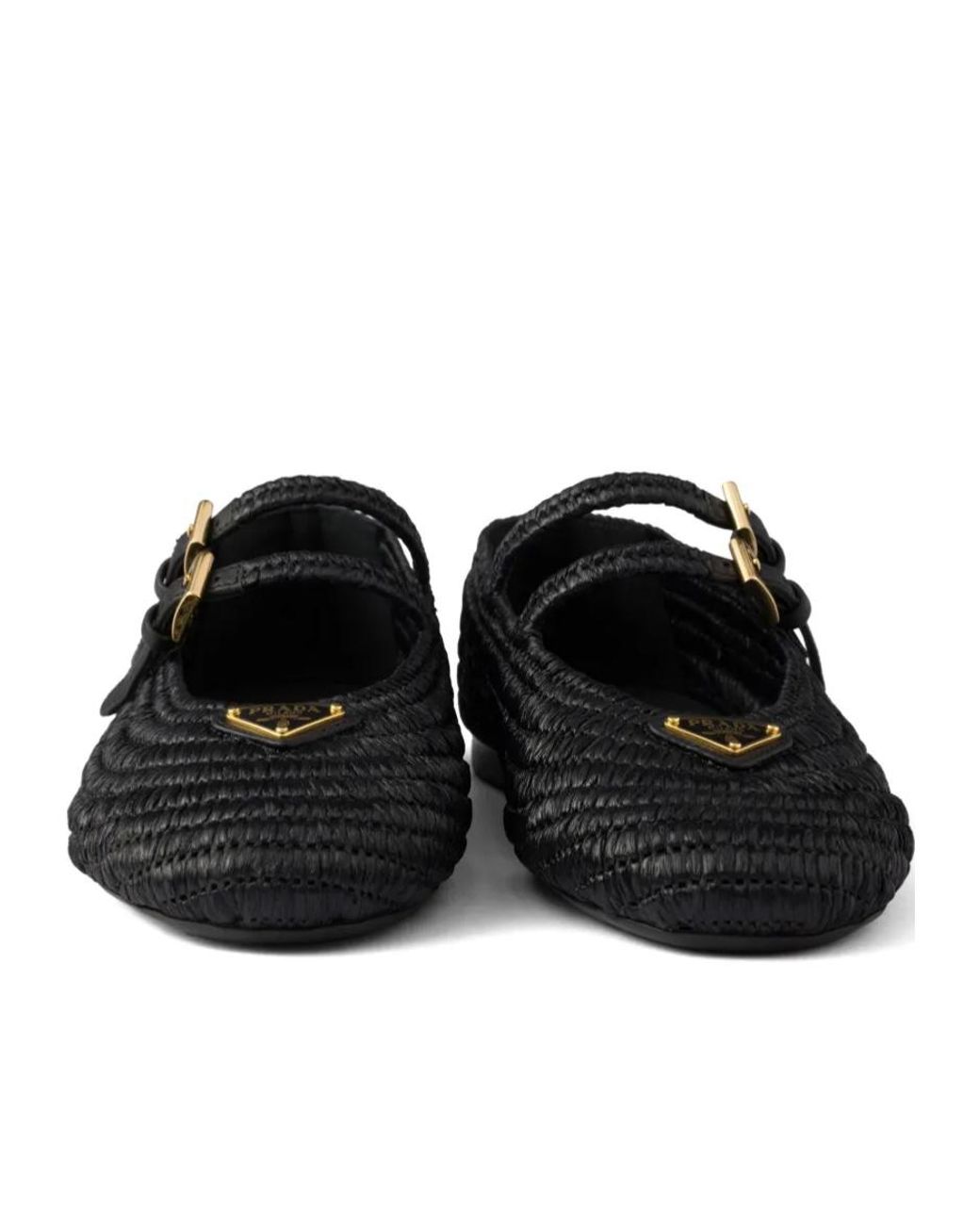 Prada Black Ballerine