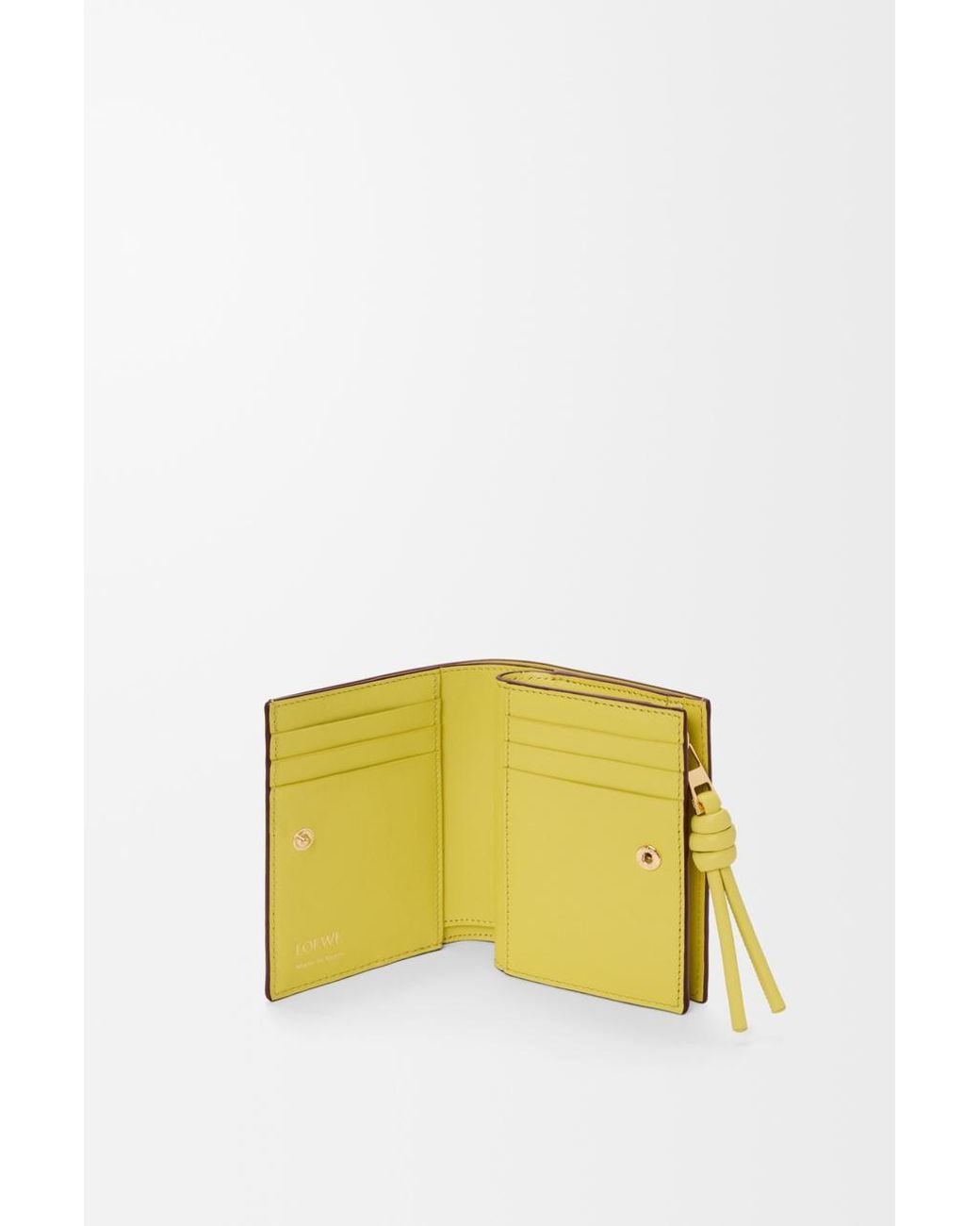 Loewe Purple Knot Compact Wallet