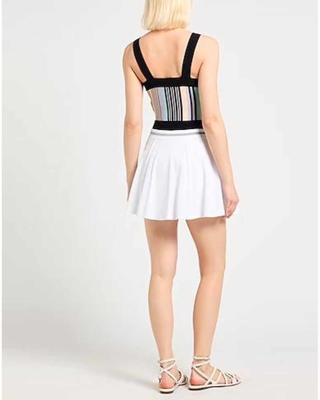 Brunello Cucinelli White Minimalist Sports Skirt