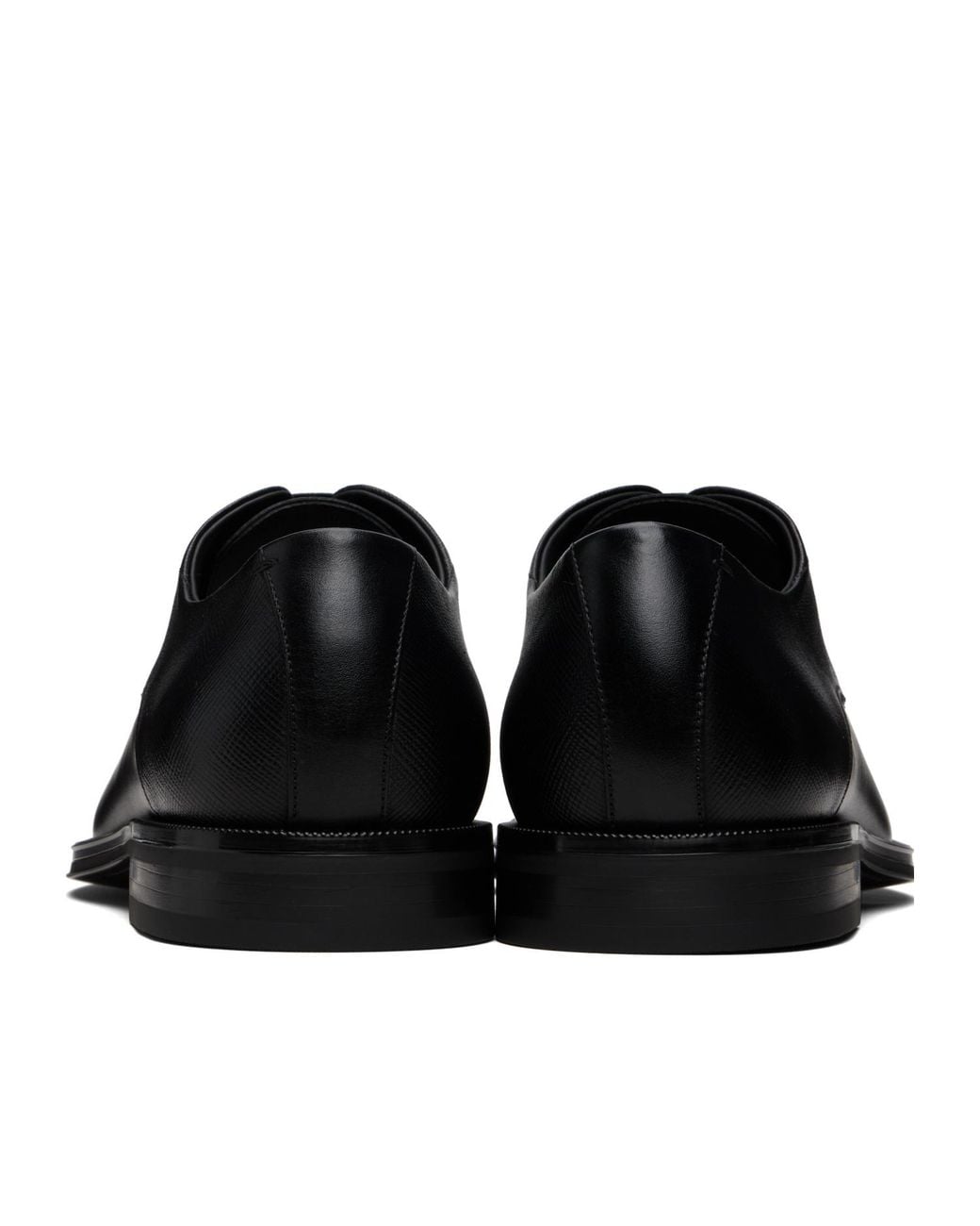 Boss Black Lace-Up Derby Shoes for men