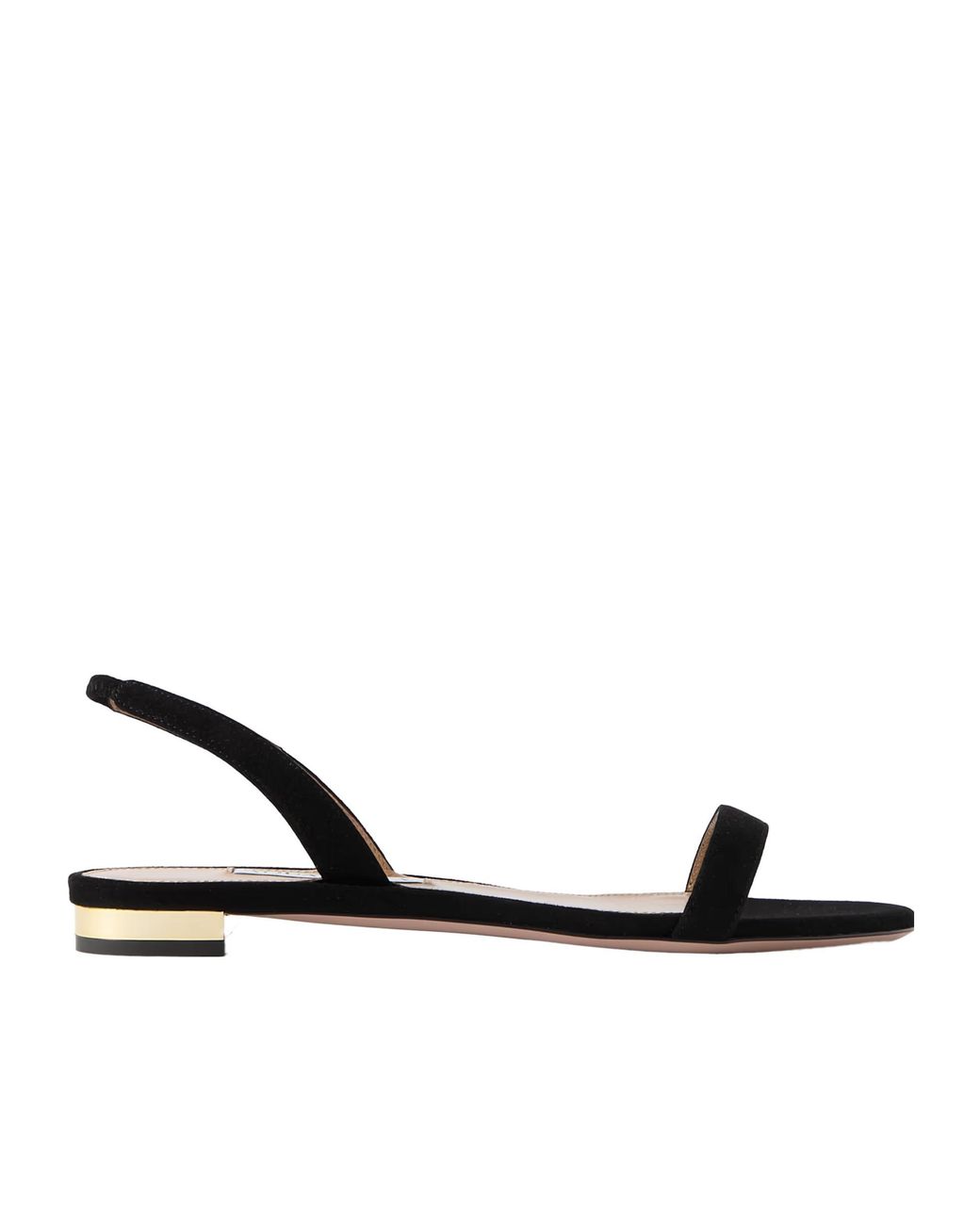 Aquazzura Multicolor Suede Singlestrap Sandals
