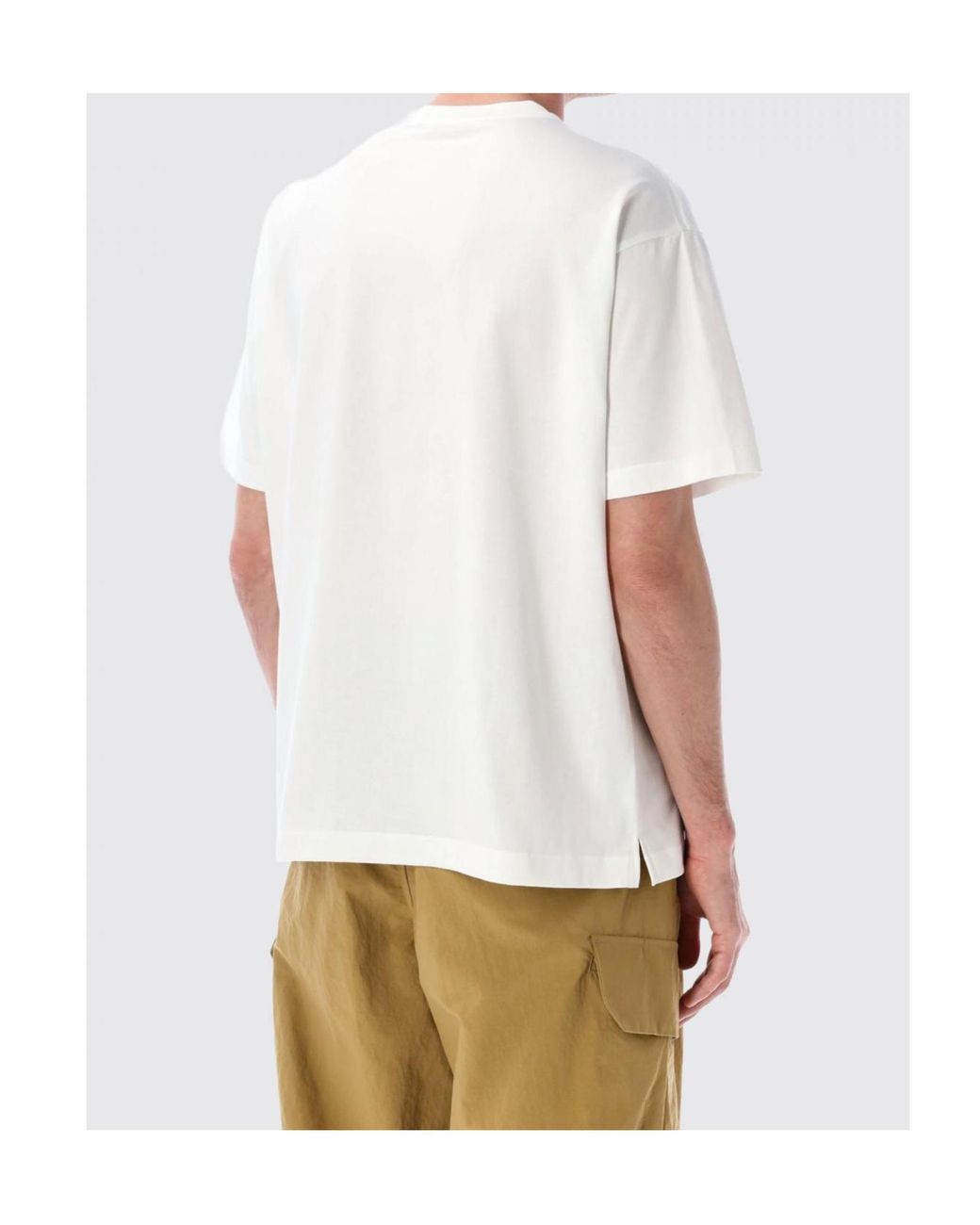 And Wander White Carabiner T-Shirt for men