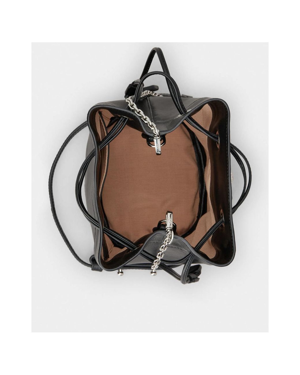 Roger Vivier Black Très Vivier Bucket Bag