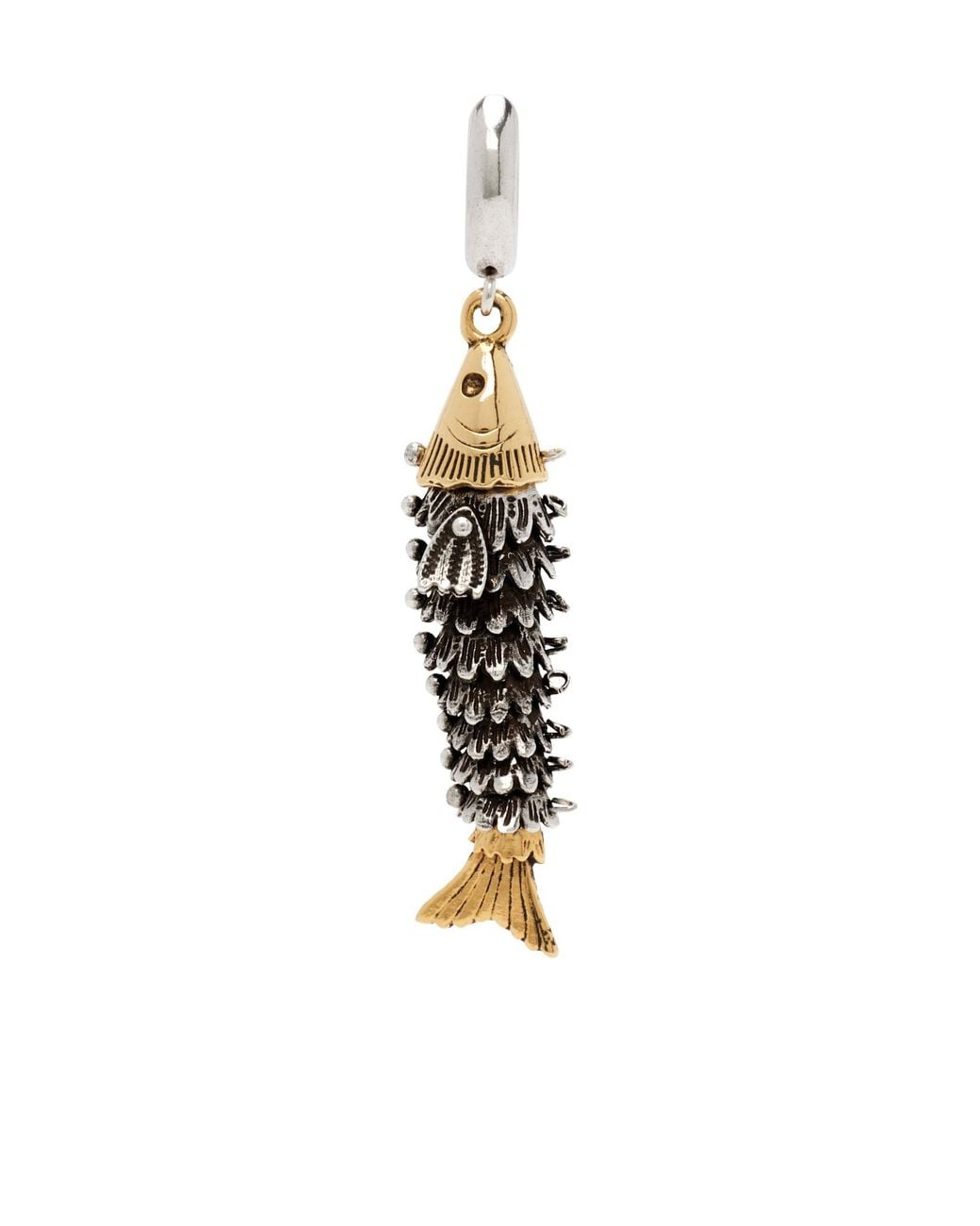 Isabel Marant White Single River Earring for men