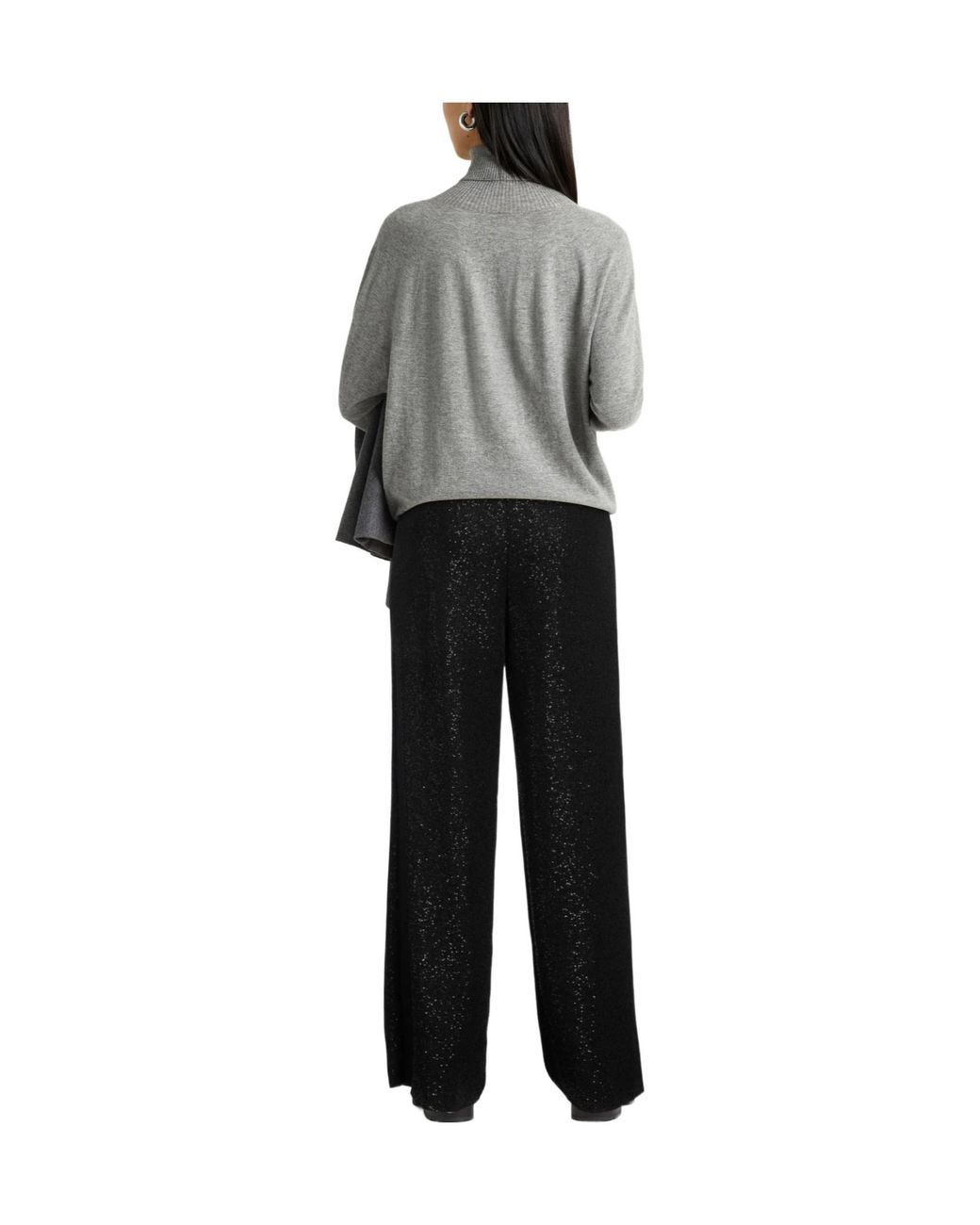 Max Mara Black Loose-Fitting Trousers