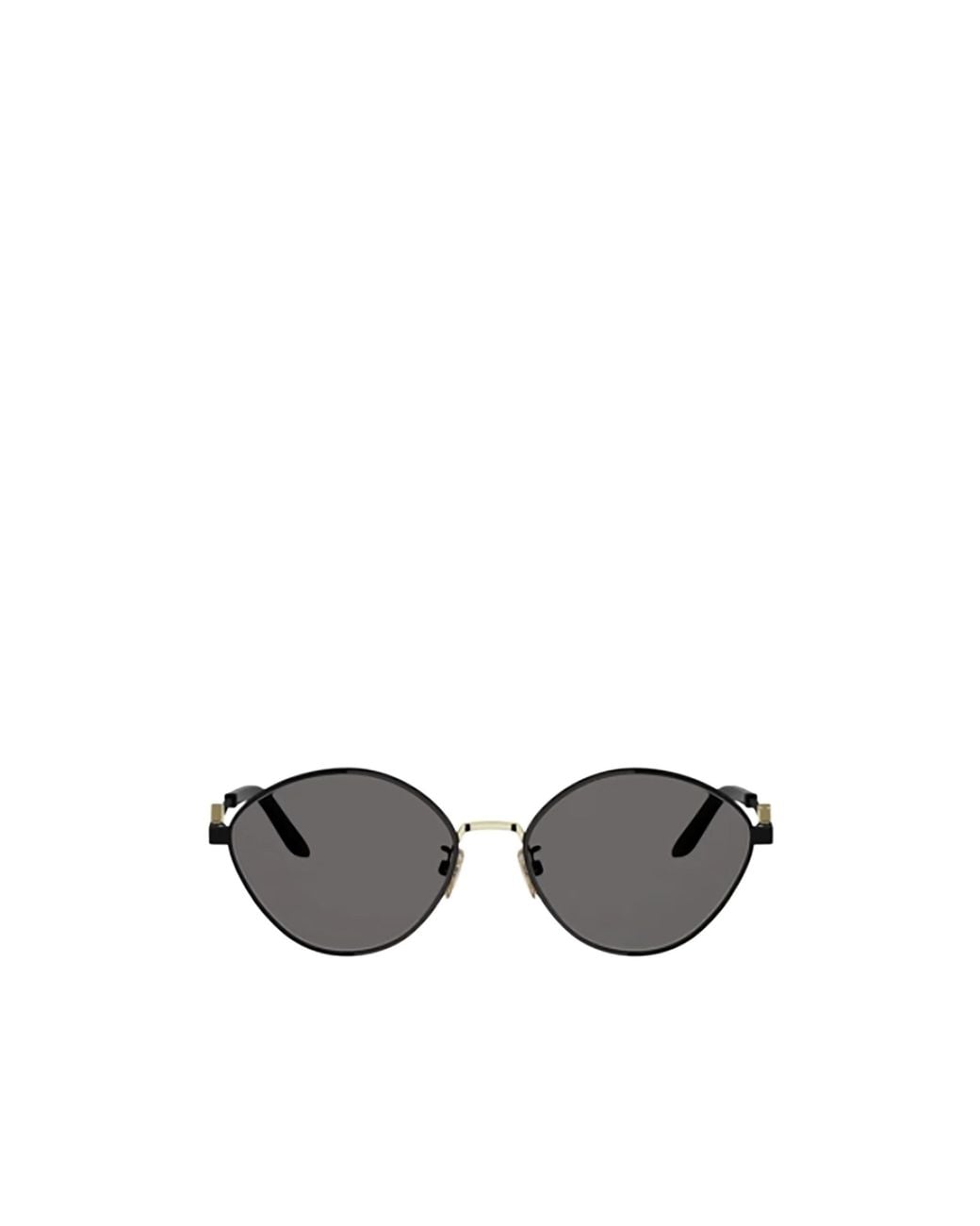Fendi White Eyewear Oval Frame Sunglasses