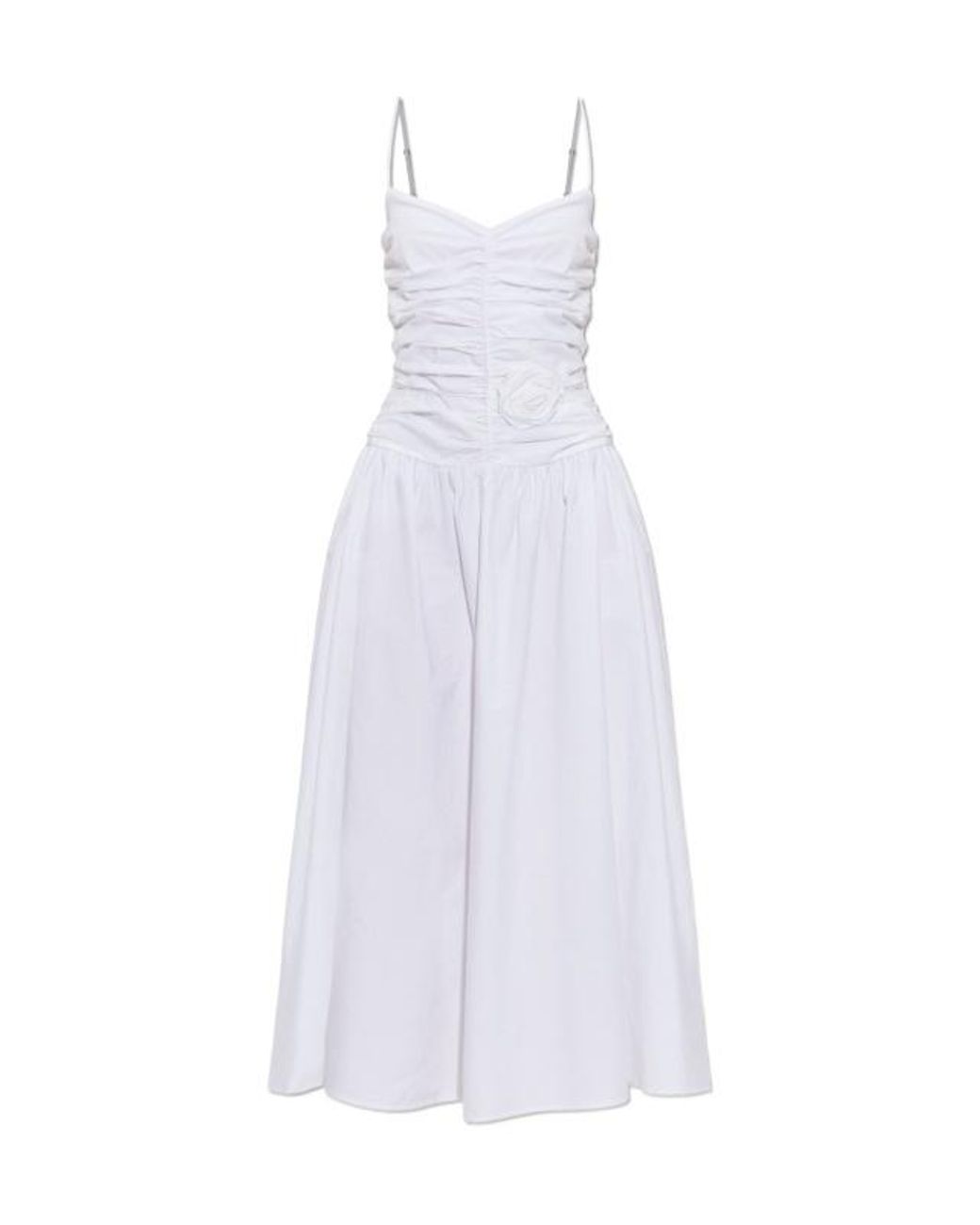 ROTATE BIRGER CHRISTENSEN White Sleeveless Dress