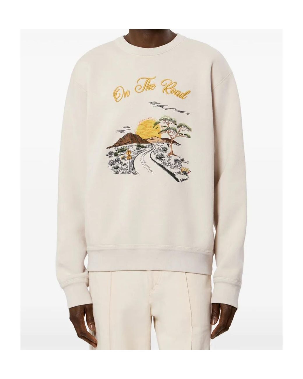 Isabel Marant White Mikoy Sweatshirt for men
