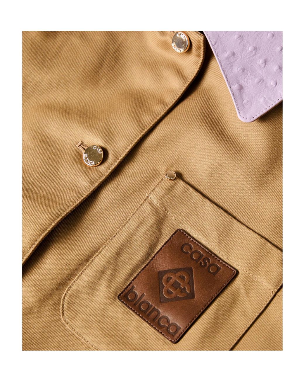 Casablanca Brown Casual Blazer With Lapel
