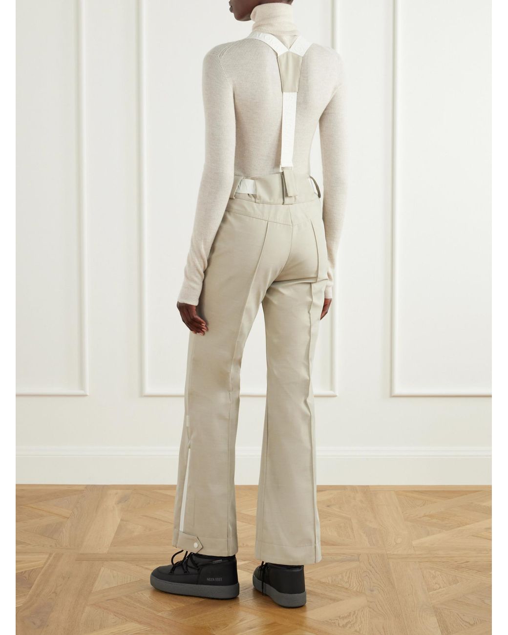 Yves Salomon White Waterproof Ski Pants