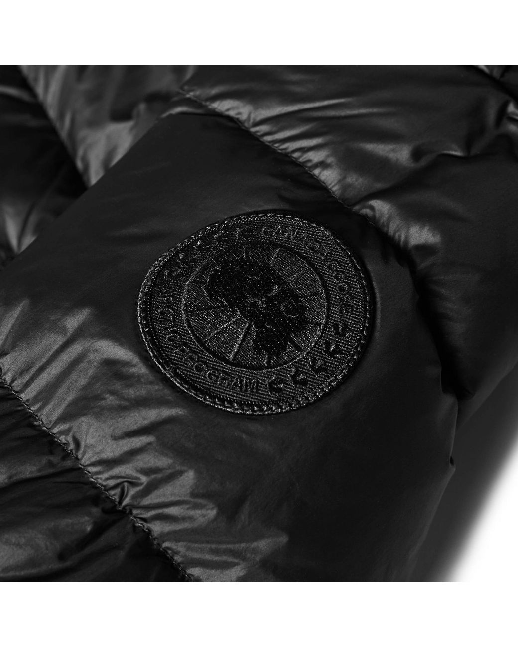 Canada Goose Black Solid Color Down Jacket
