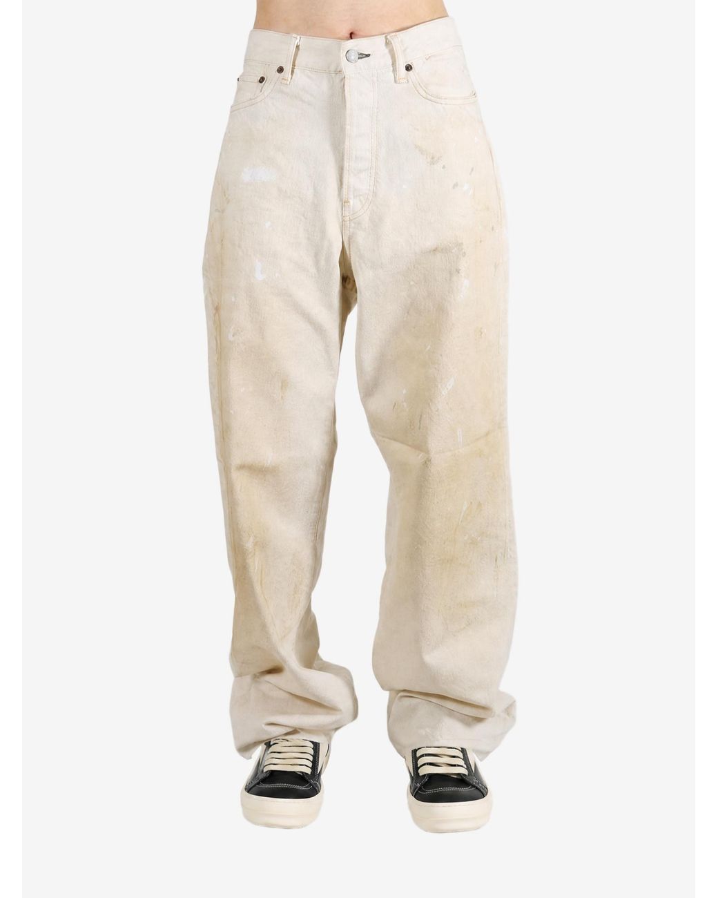 Acne Natural Multi-Pocket Jeans for men