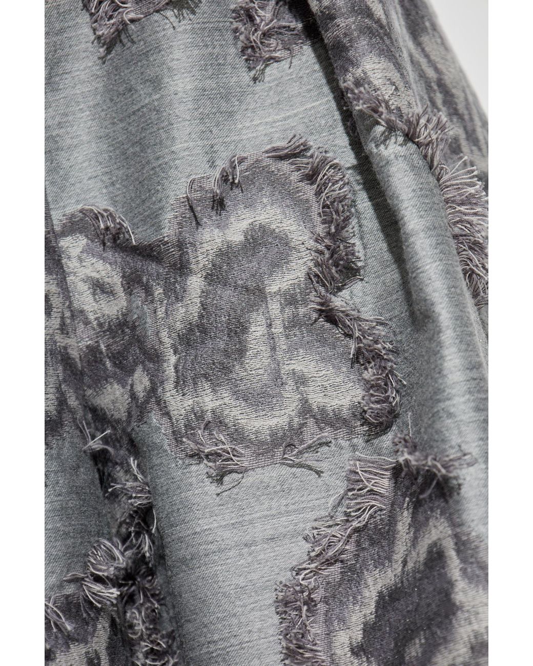 Ganni Gray Vintage Effect Trousers