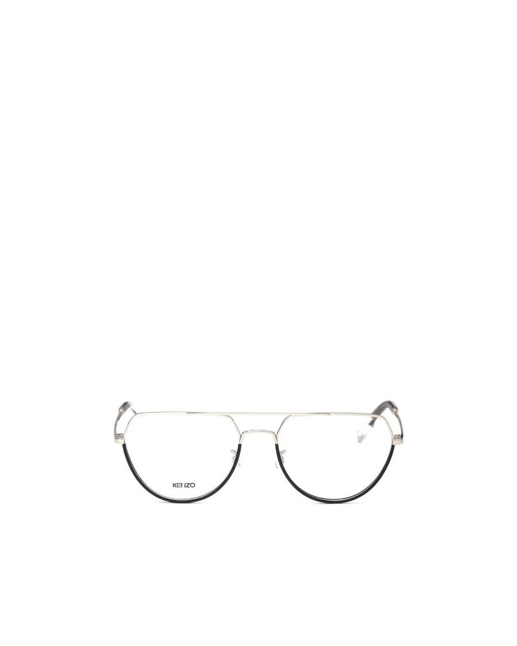 KENZO White Logo Glasses for men