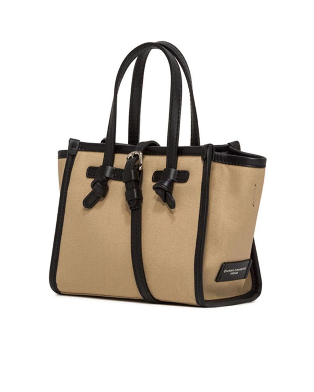 Gianni Chiarini Natural Logo Shoulder Bag