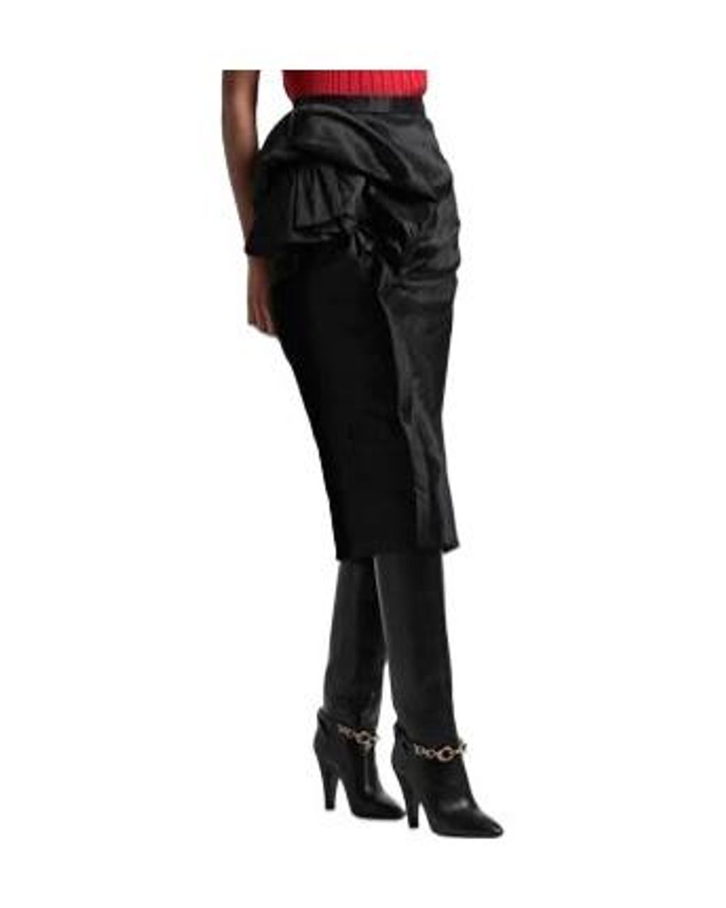 Maison Margiela Black Midi Skirts