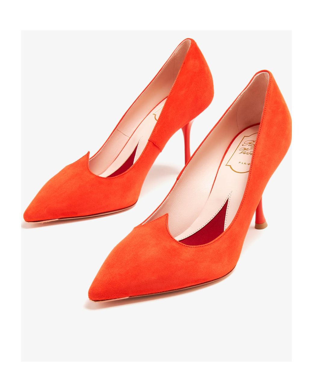 Roger Vivier Red I Love Vivier Pumps