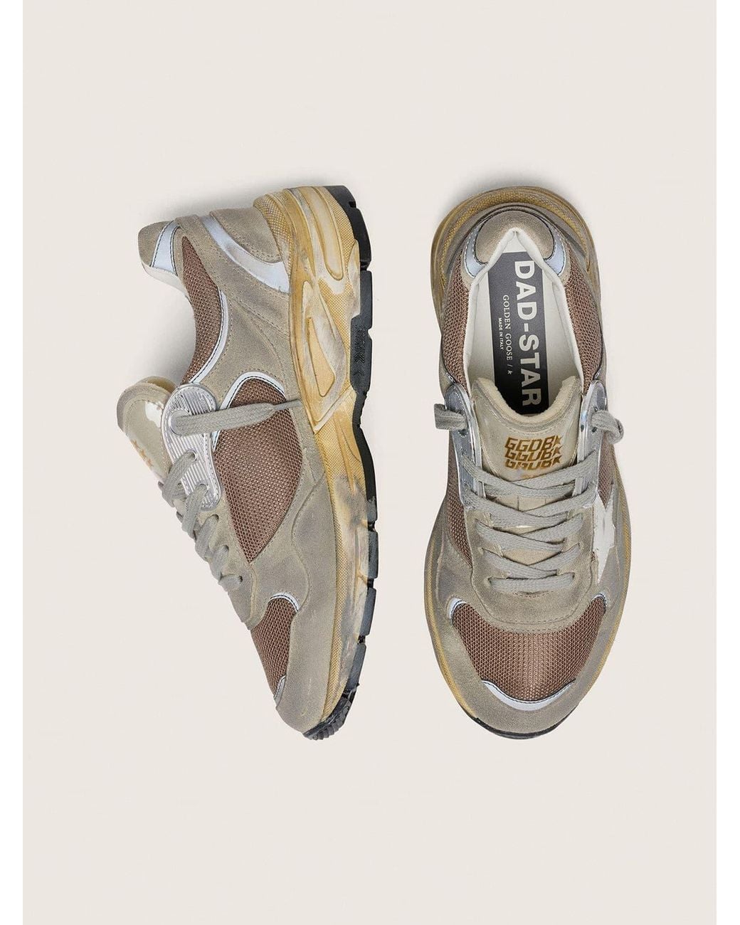 Golden Goose Deluxe Brand Gray Dad-Star for men
