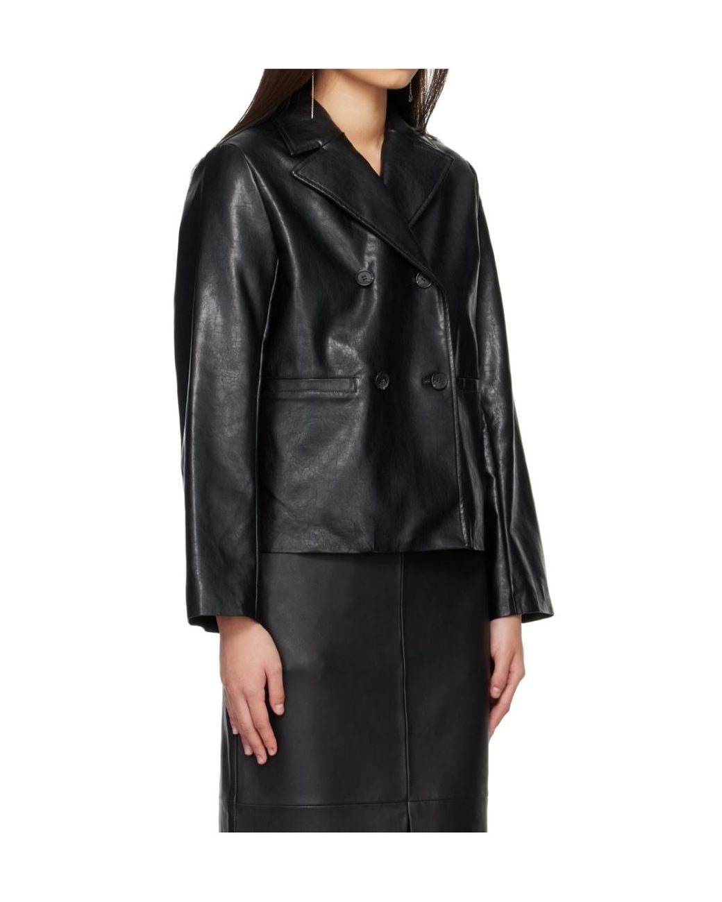 Rag & Bone Black Long-Sleeve Jacket