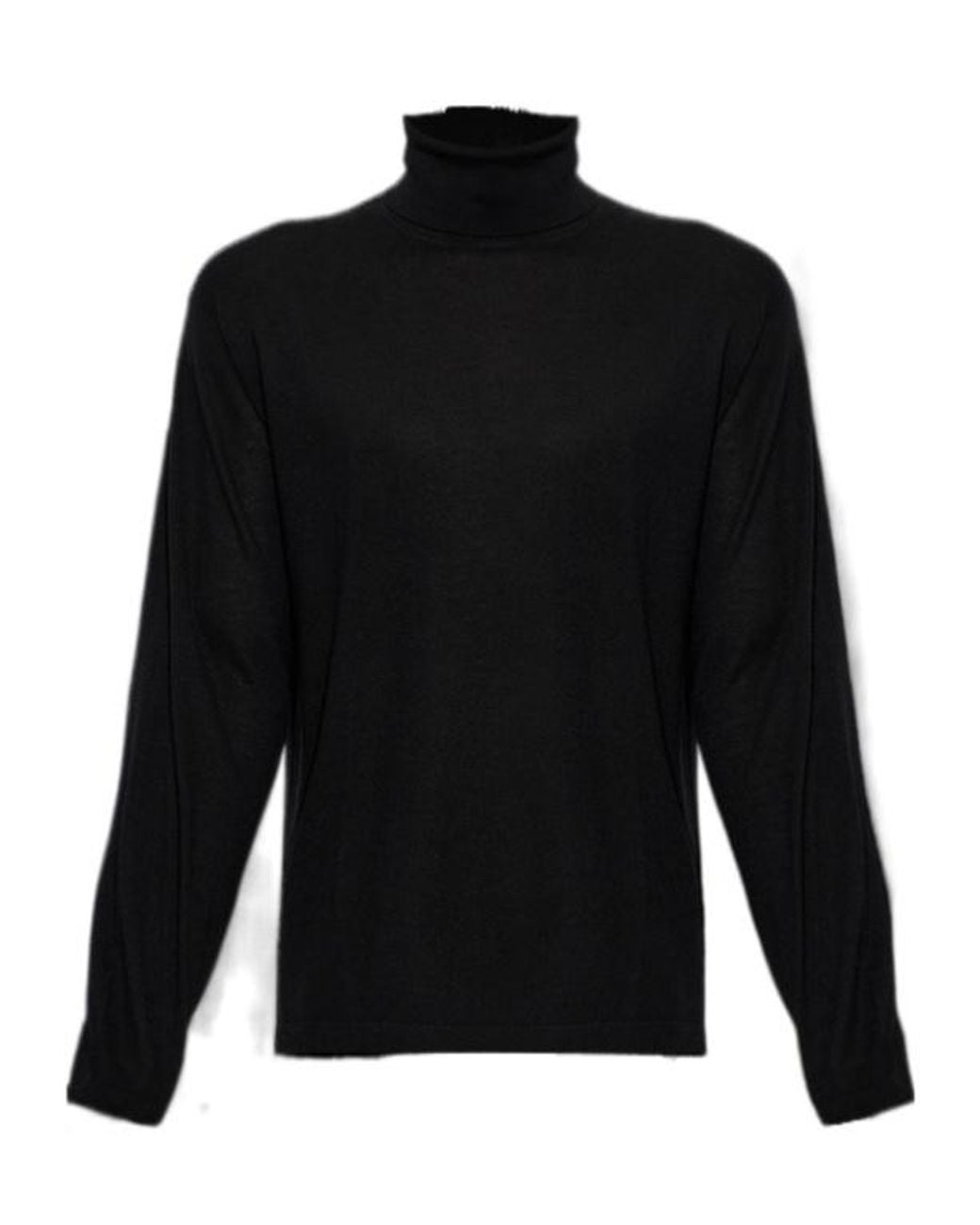 Lisa Yang Black Quentin Cashmere Turtleneck Sweater for men
