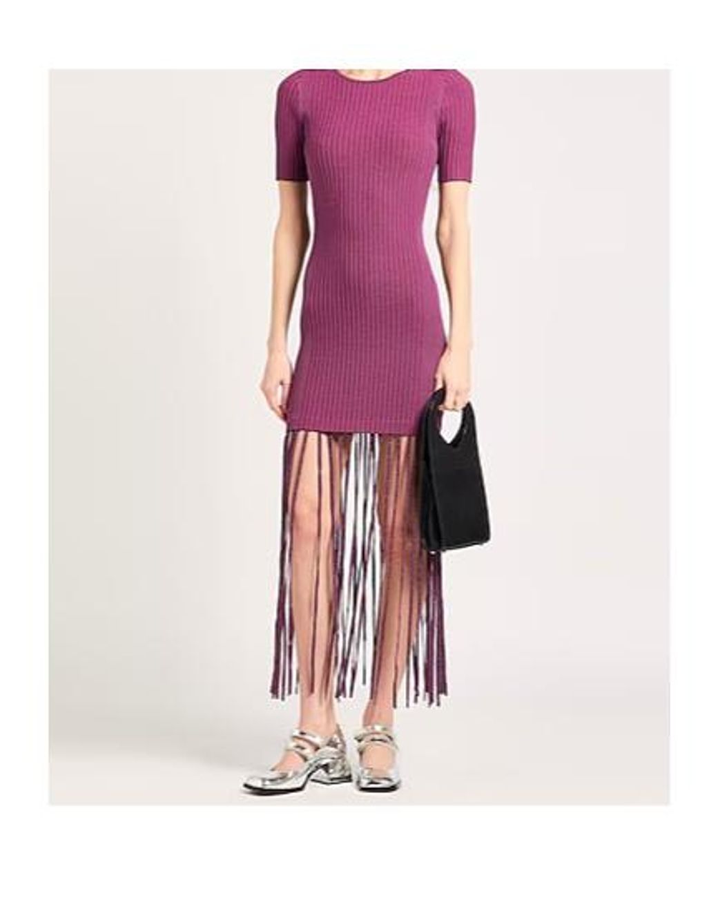 Ganni Purple Sheath Dresses