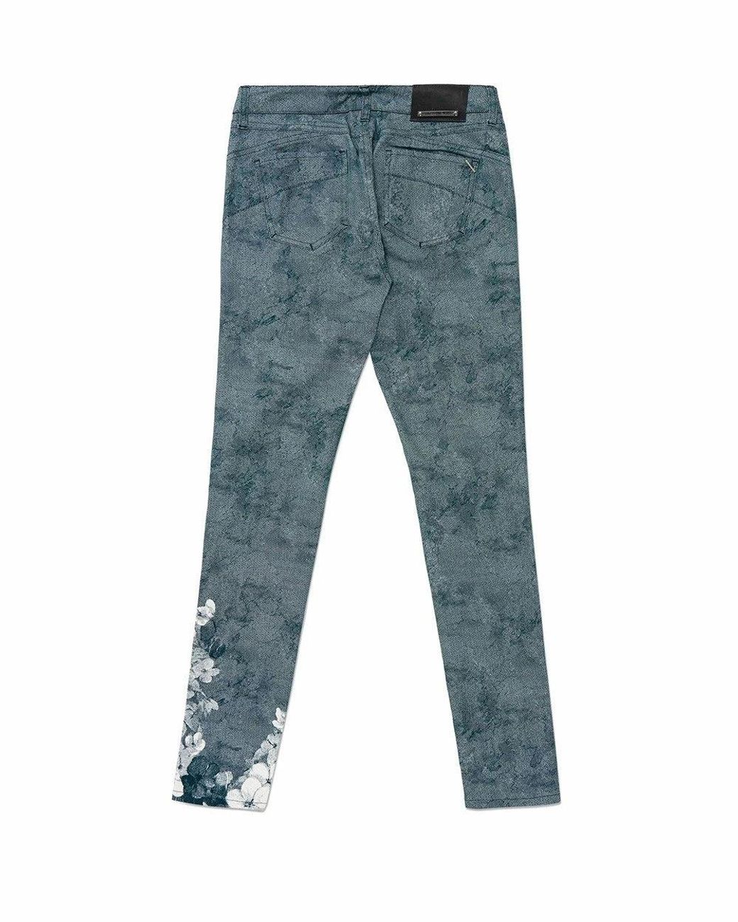Sportmax Blue Flower Printed Jeans