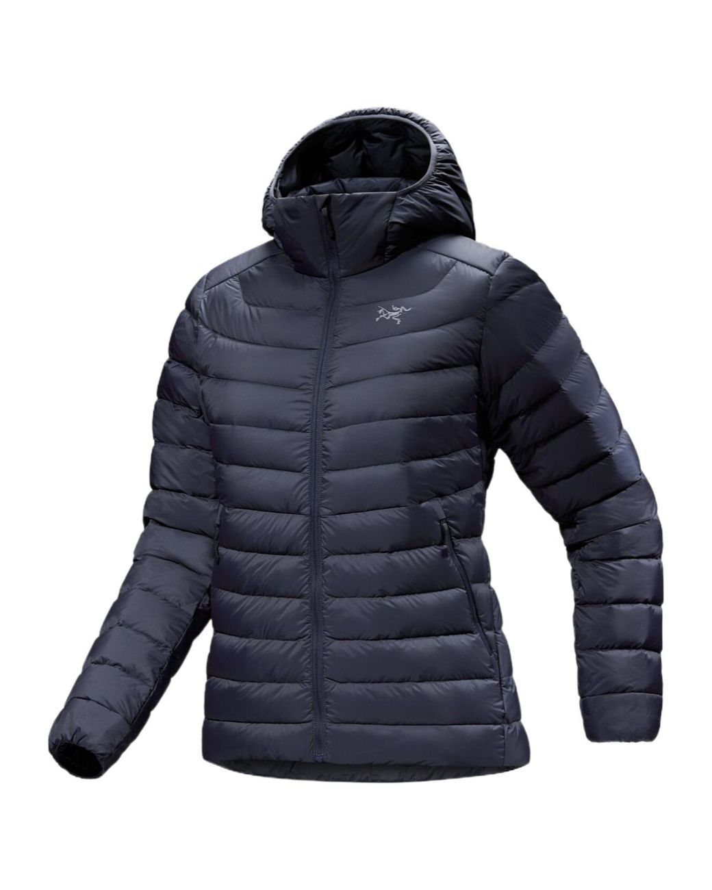 Arc'teryx Blue Cerium Hooded Down Jacket