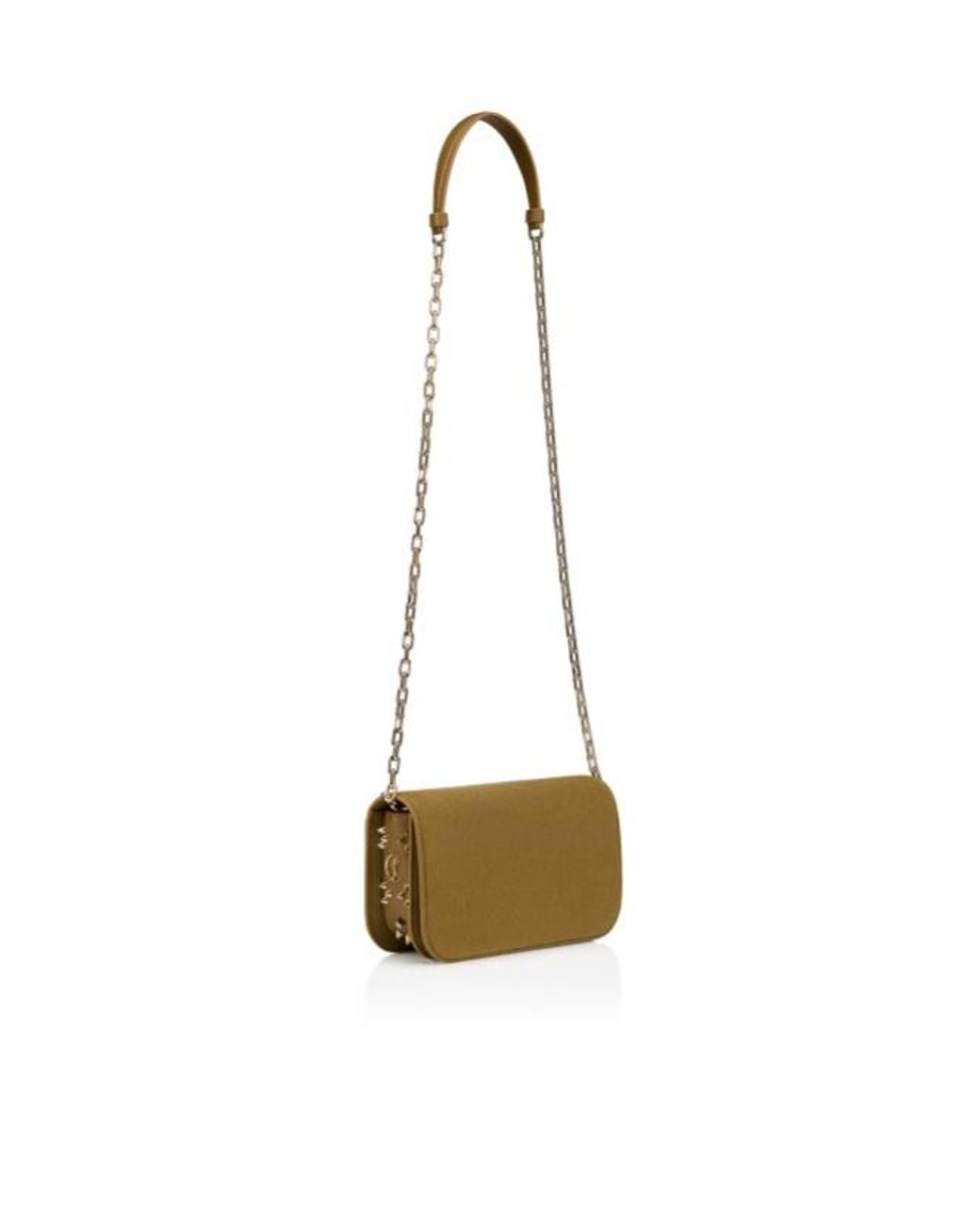 Christian Louboutin Natural Paloma Small Chain Clutch Bag