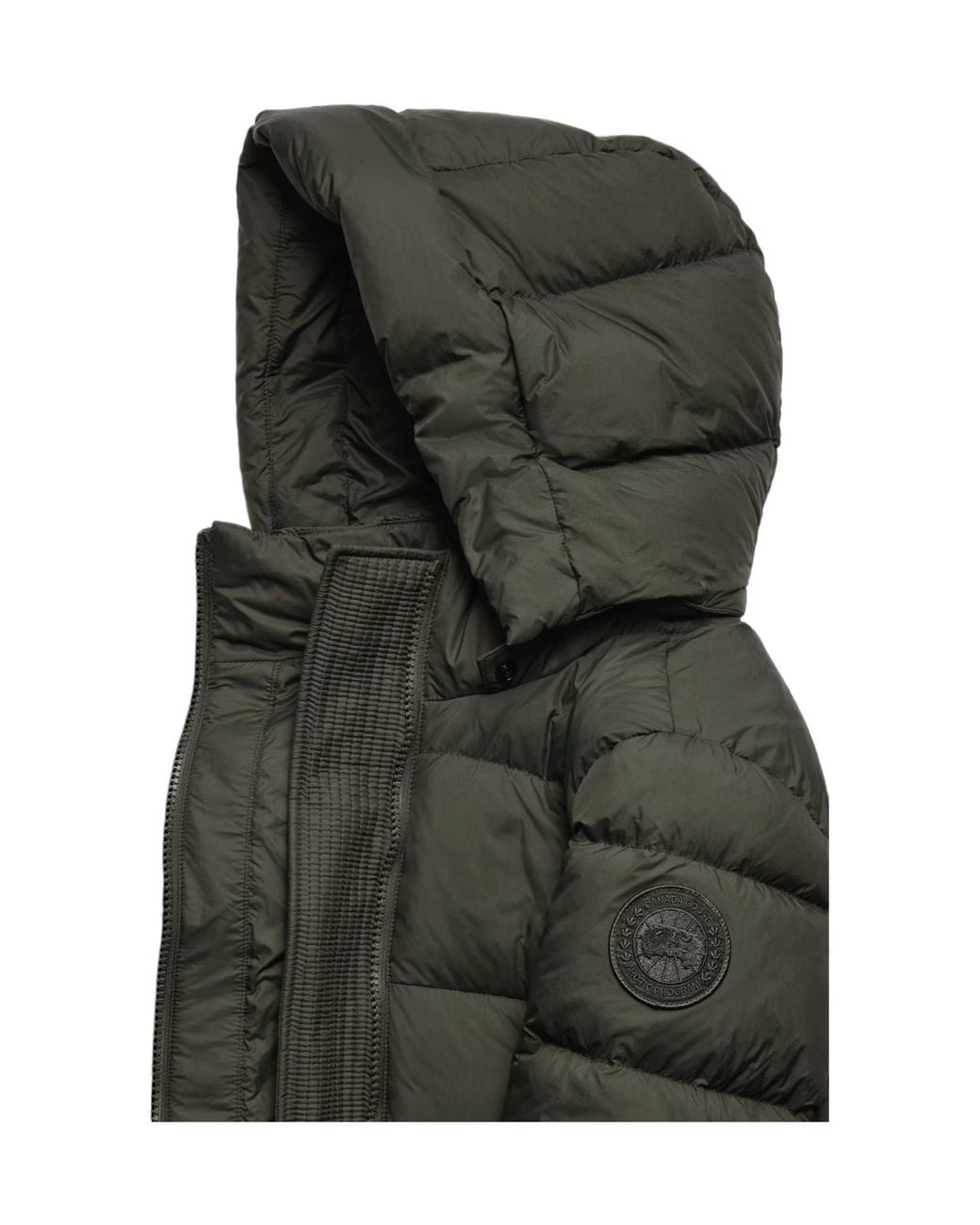 Canada Goose Green Mystique Puffer Tonal Label