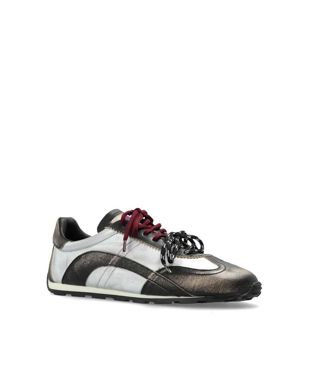 DSquared² Black Dc 642 Lace-Up Sneakers for men