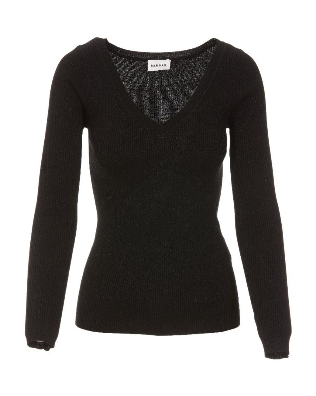 P.A.R.O.S.H. Black Loulux Sweater