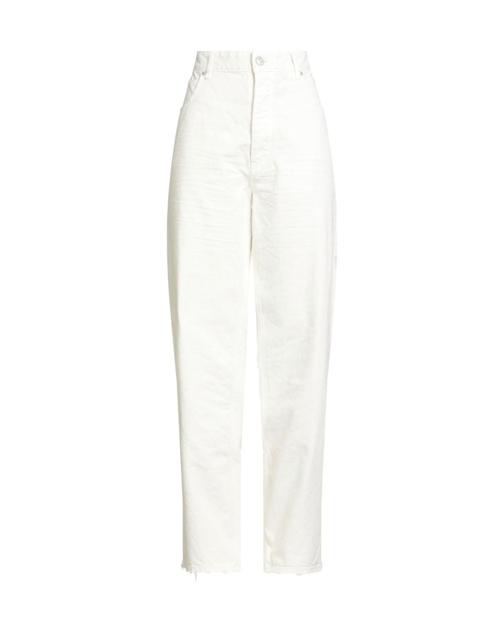 Balenciaga White Denim Trousers