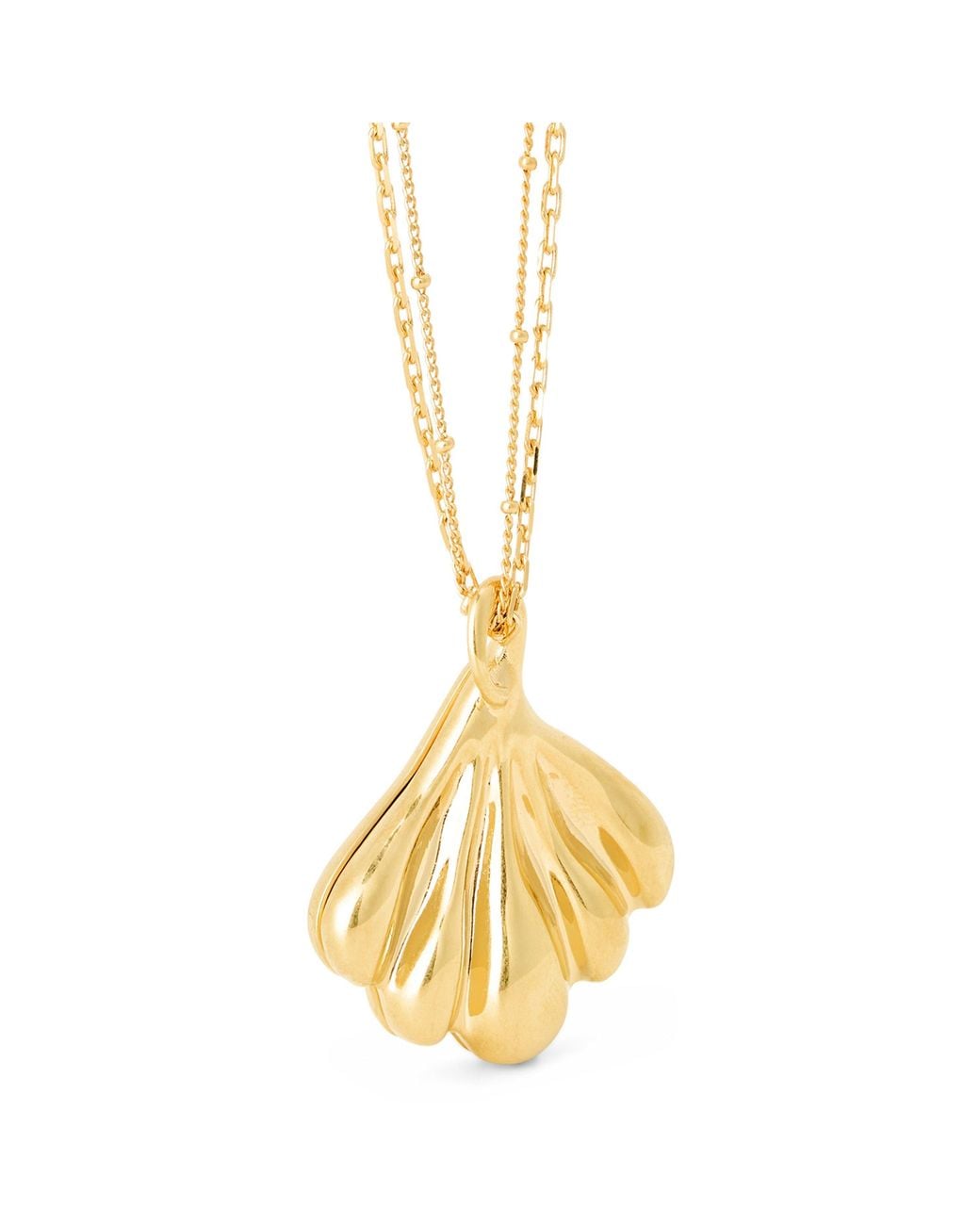 Chloé White Minimalist Pendant Necklace