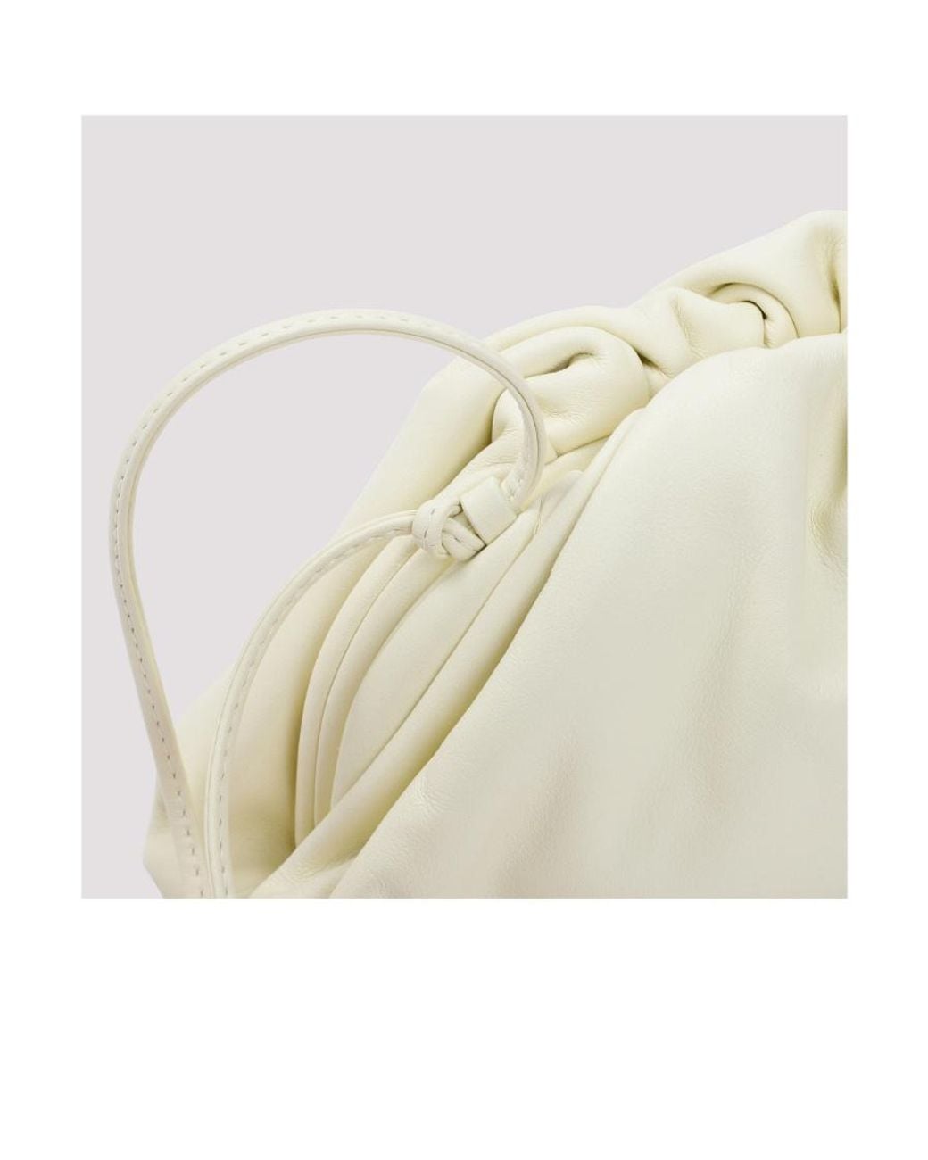 Bottega Veneta White Mini Clutch Bag