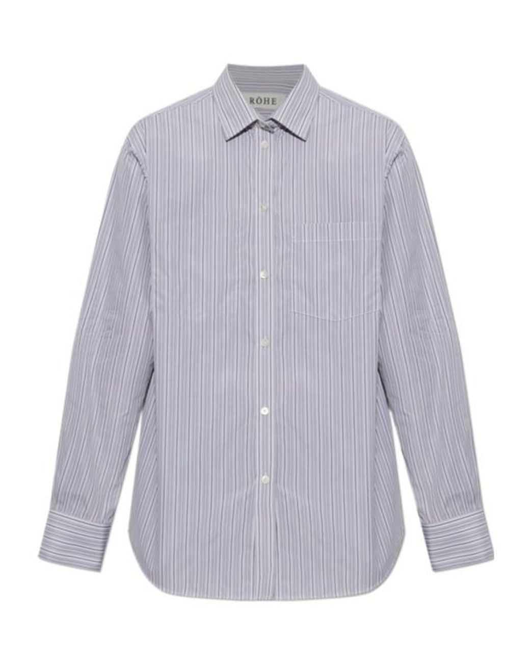 Rohe Purple Long-Sleeved Shirt