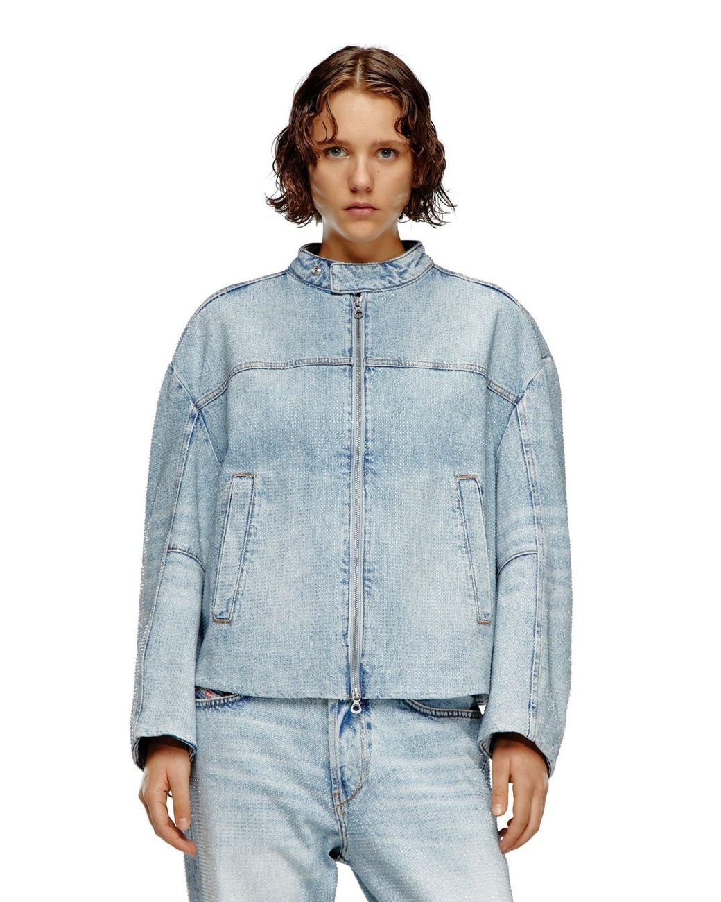 DIESEL Blue De-Marge Denim Jacket