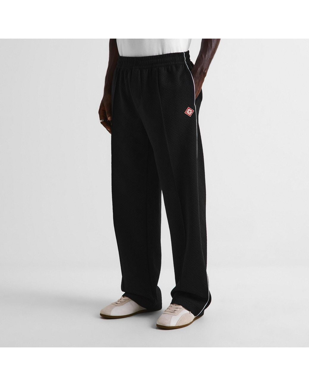 Casablanca Black Athletic Pants With An Elastic Waistband for men