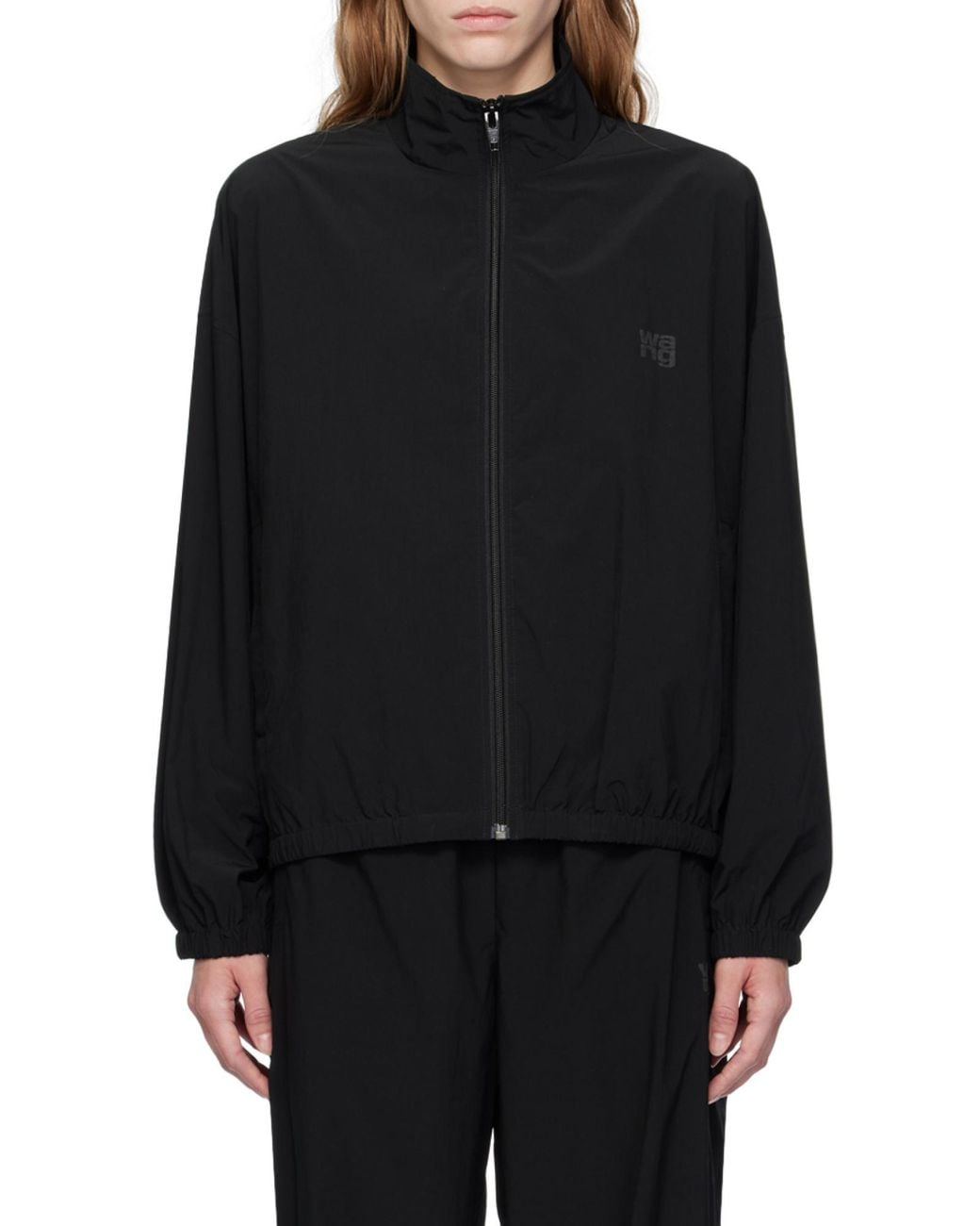 Alexander Wang Black Zipped Track Jacket