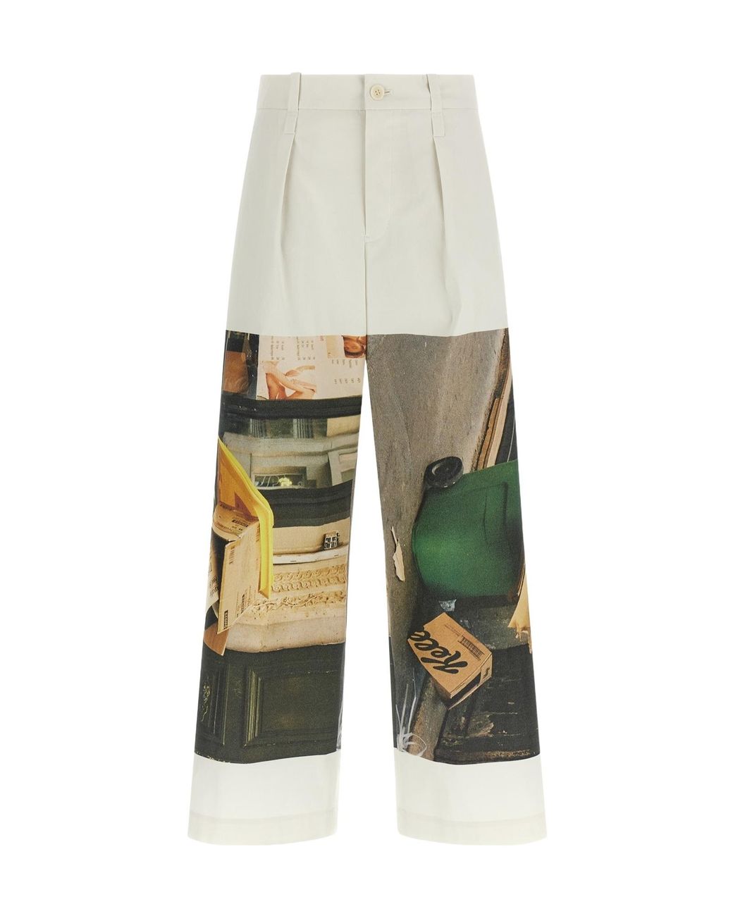 Issey Miyake White Street View Pants
