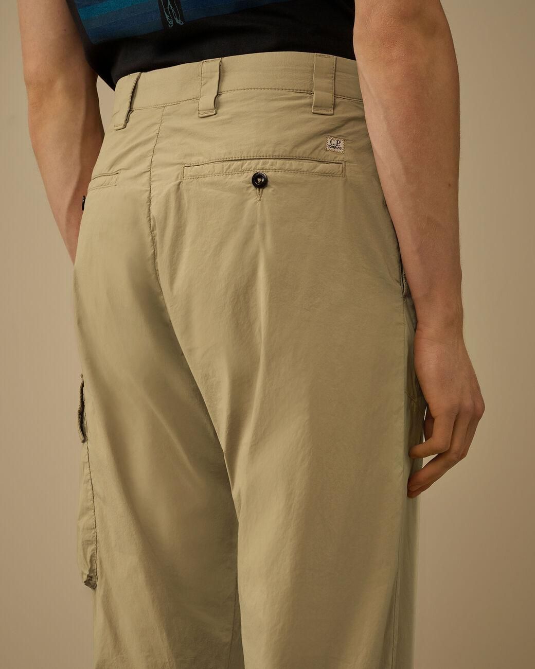 C P Company Natural Tapered Cargo Trousers for men