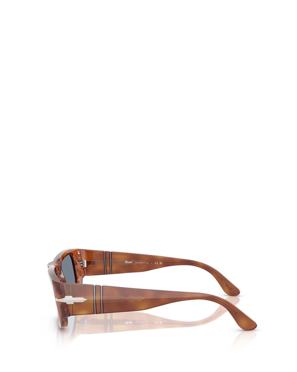 Persol White Rectangular Frame Sunglasses for men
