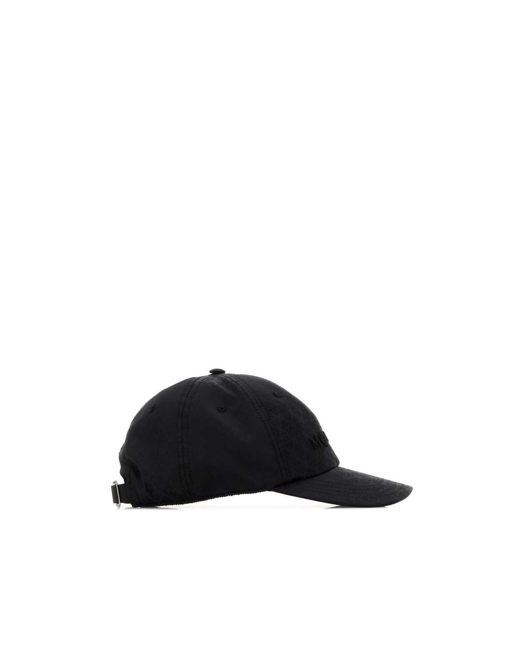 McQueen Blue Logo Embroidered Baseball Cap for men