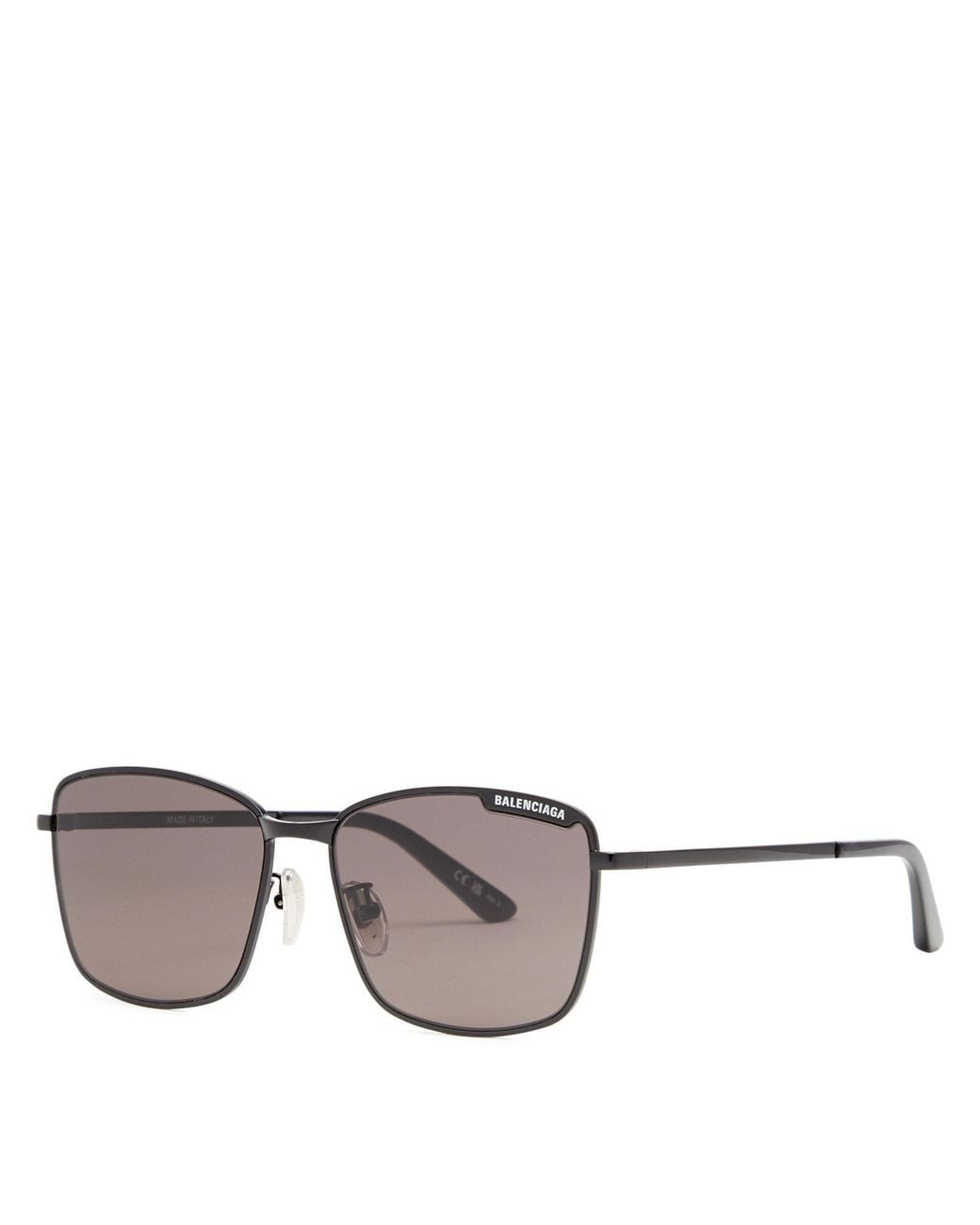 Balenciaga Metallic Rectangular Wayfarer Sunglasses for men